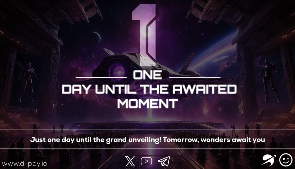 ⏳⏳ 1 Day to the Moment of Truth! ⏳⏳

🎊One day until the awaited moment🎊