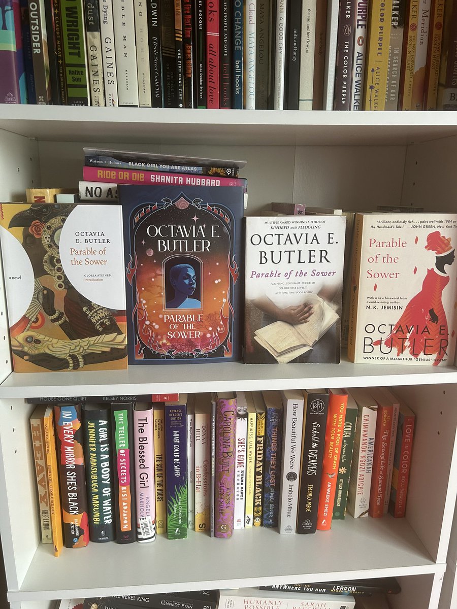 melanatedreader's tweet image. Today is the day y’all! 

Octavia told us!

July 20, 2024 (check picture 2 Parable of the Sower)I read this classic this year and… it might take me another year or 2 before I hit up Parable of the Talents 😩🚬Just say my nerves are still shot/ who read it? #20booksbyblackwomen