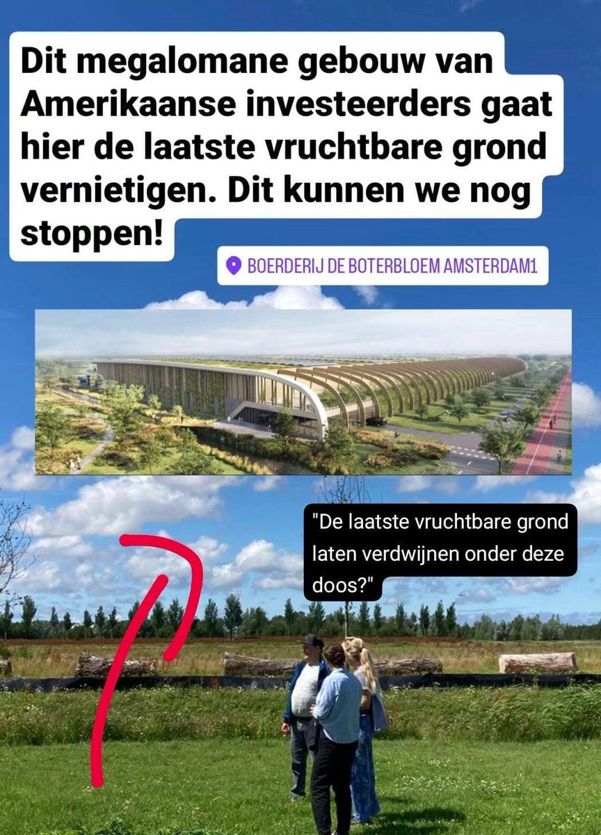 IrisPoels's tweet photo. @roosvonk @rossenaar Amerikanen kopen onze laatste vruchtbare grond op⬇️ van Amsterdam Nieuw West 
Met toestemming van lokale politici ( wethouders D66, PvdA en GL...)

Brede welvaart voor wie?

(Moeten we het niet over welzijn hebben?)

#Lutkemeerpolder https://t.co/imgEQFyKRt