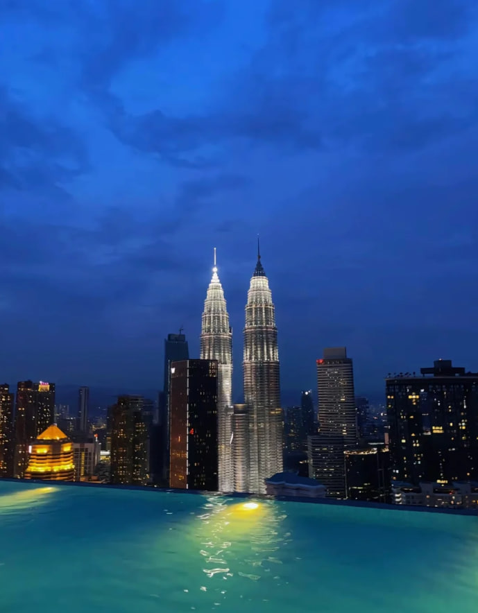 マレーシア、クアラルンプールの夜🌃