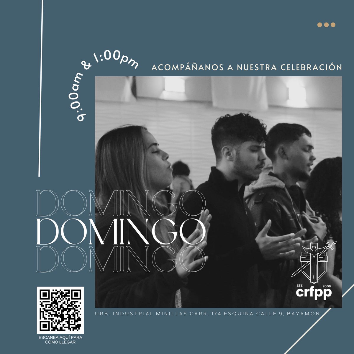 casa_palabra's tweet image. Dios es nuestra paz, nuestra provisión, en él estamos completos, encontrarás todo lo que necesitas porque para Dios nada es imposible. Acompáñanos a adorar y exaltar al Rey y escuchar de Su palabra.

#crfpp #celebracion