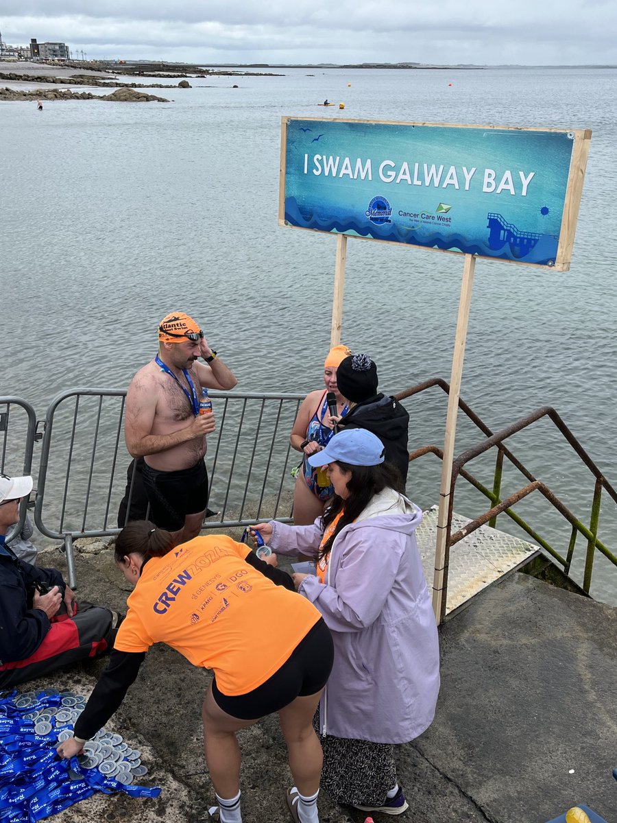 Lovely to attend this year’s Frances Thornton Memorial Swim at the kind Invitation of Brian Thornton - over €2m raised over the last 18 years in aid of ⁦<a href="/cancercarewest/">cancercarewest</a>⁩ - Maith sibh agus comhgairdeas do cách. 🏊🏻‍♂️🏊🏻‍♂️🏊🏻‍♂️