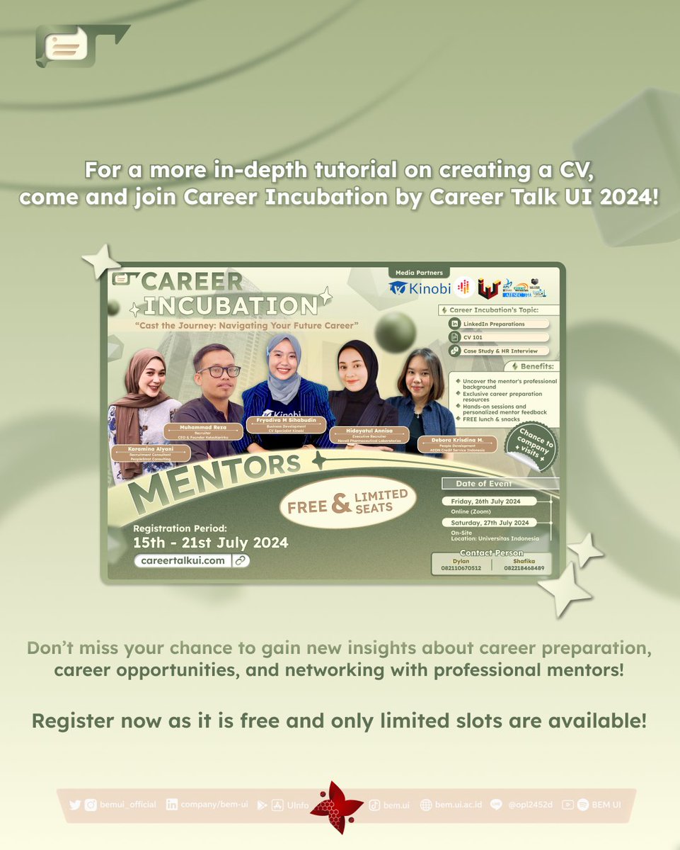 Career Talk UI 2024 tweet media
