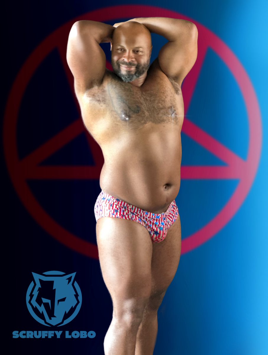Muscle_Friendly's tweet photo. When my husband died, I prayed for love to come back to me. 

I asked for it to help me grow.  For it to feel transformative, transcendent.

The universe delivered. Not how I expected.

It gave me a son.”

— Papa Bear
Hero: @Scruffy_Lobo 
Swimwear: @r_ramrodd 
Lighting: @TR_Pics1 https://t.co/qnEXntoead