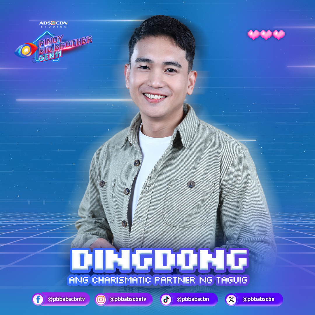 PBBabscbn's tweet photo. Let's meet Dingdong, Ang Charismatic Partner ng Taguig! 😎

#PBB11LeGENdaryStart https://t.co/aIb1LDn8eK