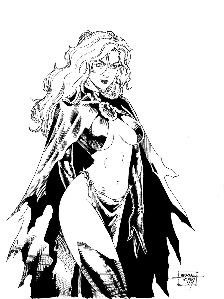 edtadeo's tweet photo. SALE! Goblin Queen on 9x12 inches. Contact @nextcomicart . https://t.co/LTh7tGhts7