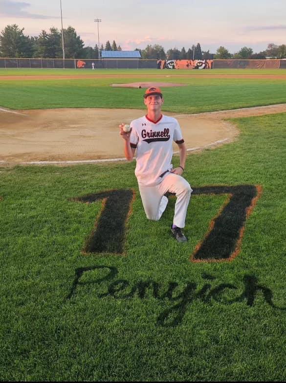 Grinnell Baseball (@gnellbaseball) on Twitter photo Congrats to <a href="/CPenyi/">Carson Penyich</a> on one heck of a career in the Orange and Black. He finished it off by being named 1st team all conference pitcher and 2nd team all district utility! #TigerTown Congrats to <a href="/CPenyi/">Carson Penyich</a> on one heck of a career in the Orange and Black. He finished it off by being named 1st team all conference pitcher and 2nd team all district utility! #TigerTown