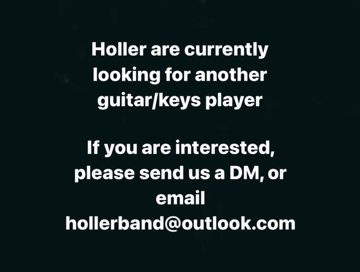 holler (@holler_band) on Twitter photo 