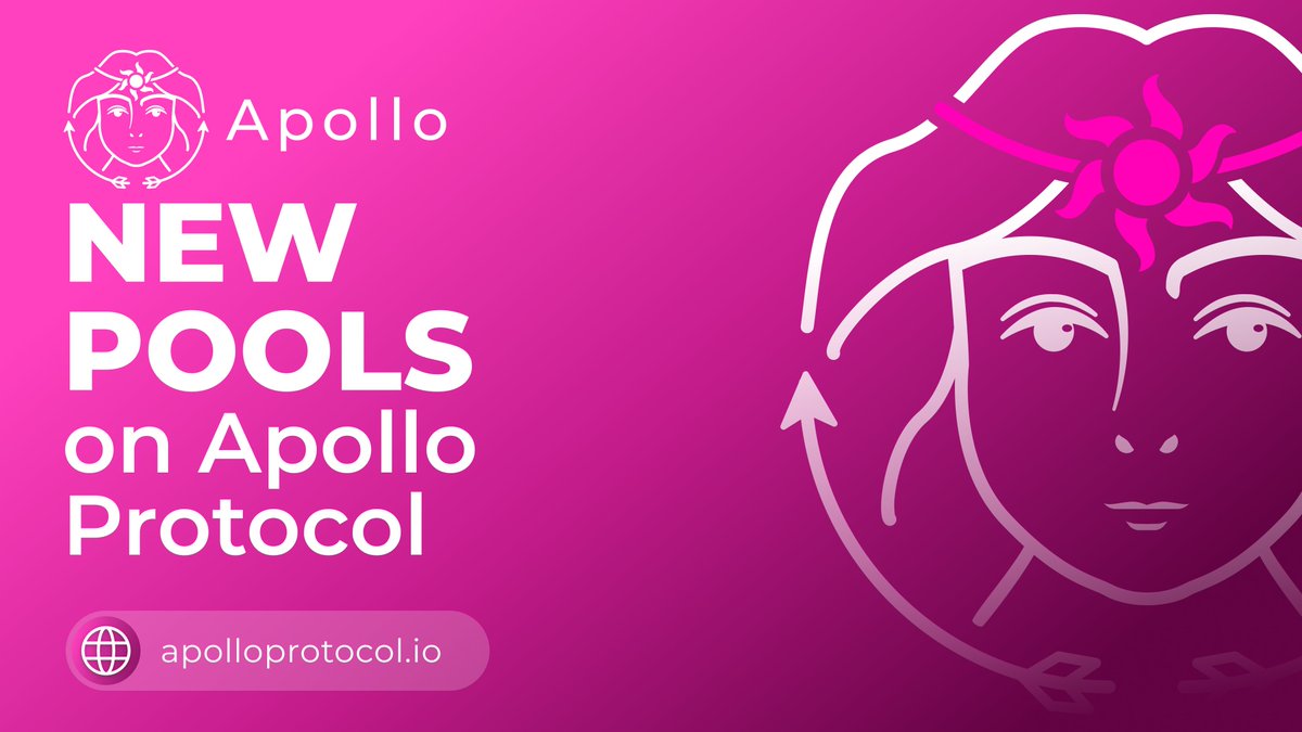 New pools have been added on Apollo Protocol! 💫

$DOT $KSM $APOLLO $XOR