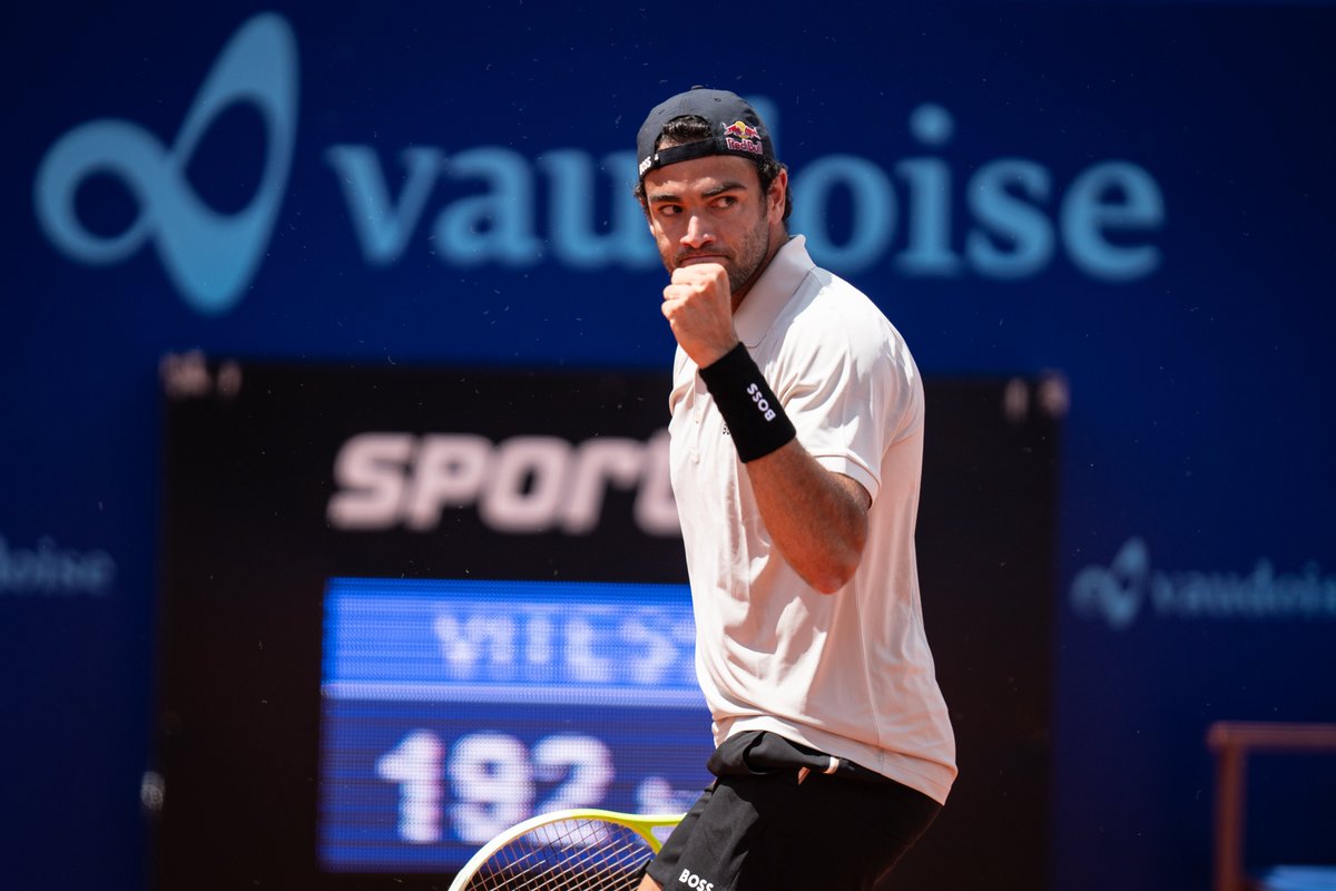 EFG Swiss Open Gstaad (@swissopengstaad) on Twitter photo Third #ATPGstaad finals for <a href="/MattBerrettini/">Matteo Berrettini</a> 🇮🇹 after a huge battle against <a href="/steftsitsipas/">Stefanos Tsitsipas</a> 🇬🇷 7:6 7:5 !!
We are excited for tomorrow's finals against <a href="/QuentinHalys/">Quentin Halys</a>
#ATP #ATPGstaad #ATP250 #EFG <a href="/federtennis/">FITP</a>
📷 Fabian Meierhans Third #ATPGstaad finals for <a href="/MattBerrettini/">Matteo Berrettini</a> 🇮🇹 after a huge battle against <a href="/steftsitsipas/">Stefanos Tsitsipas</a> 🇬🇷 7:6 7:5 !!
We are excited for tomorrow's finals against <a href="/QuentinHalys/">Quentin Halys</a>
#ATP #ATPGstaad #ATP250 #EFG <a href="/federtennis/">FITP</a>
📷 Fabian Meierhans