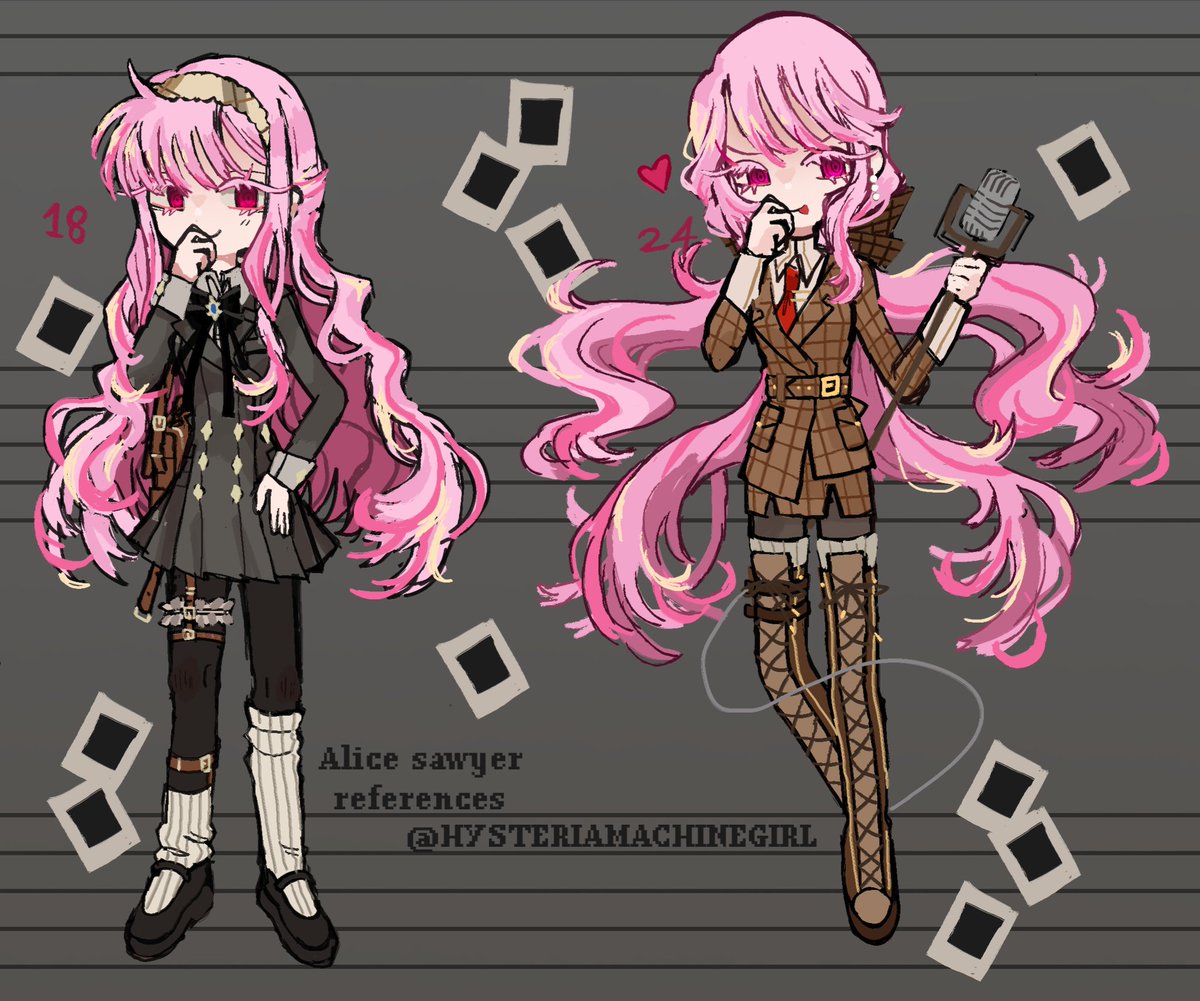 HYSTERIA_M_GIRL's tweet photo. 💥 Alice Sawyer simple refs
#worldsendgame #oc #characterdesign https://t.co/AwPFmglbhI