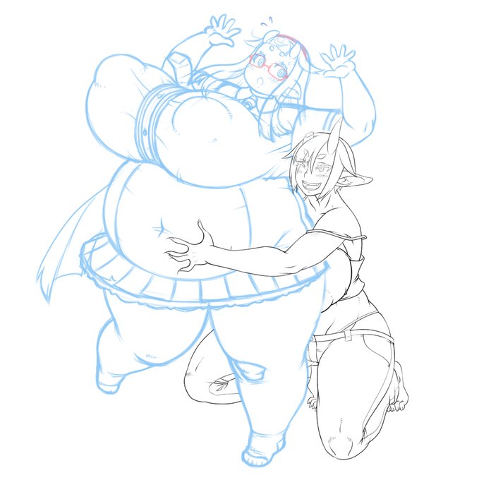 ママ上のペン入れ完了 