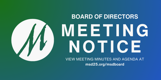 Notice of Board of Directors Regular Session and Executive Session Meeting, July 22, 2024 msd25.org/article/168251…