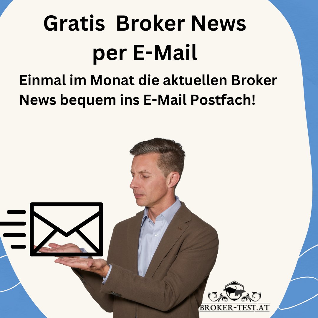 brokertest_at's tweet photo. Verpasse keine Broker-News mehr! Melde dich jetzt zum kostenlosen Newsletter bei https://t.co/hSLuTdZR7F an. 🇦🇹📈 Jederzeit abbestellbar! Jetzt anmelden: https://t.co/CS5GgGjJUu #BrokerTestAT #BrokerNews https://t.co/tJmXPRSrHm