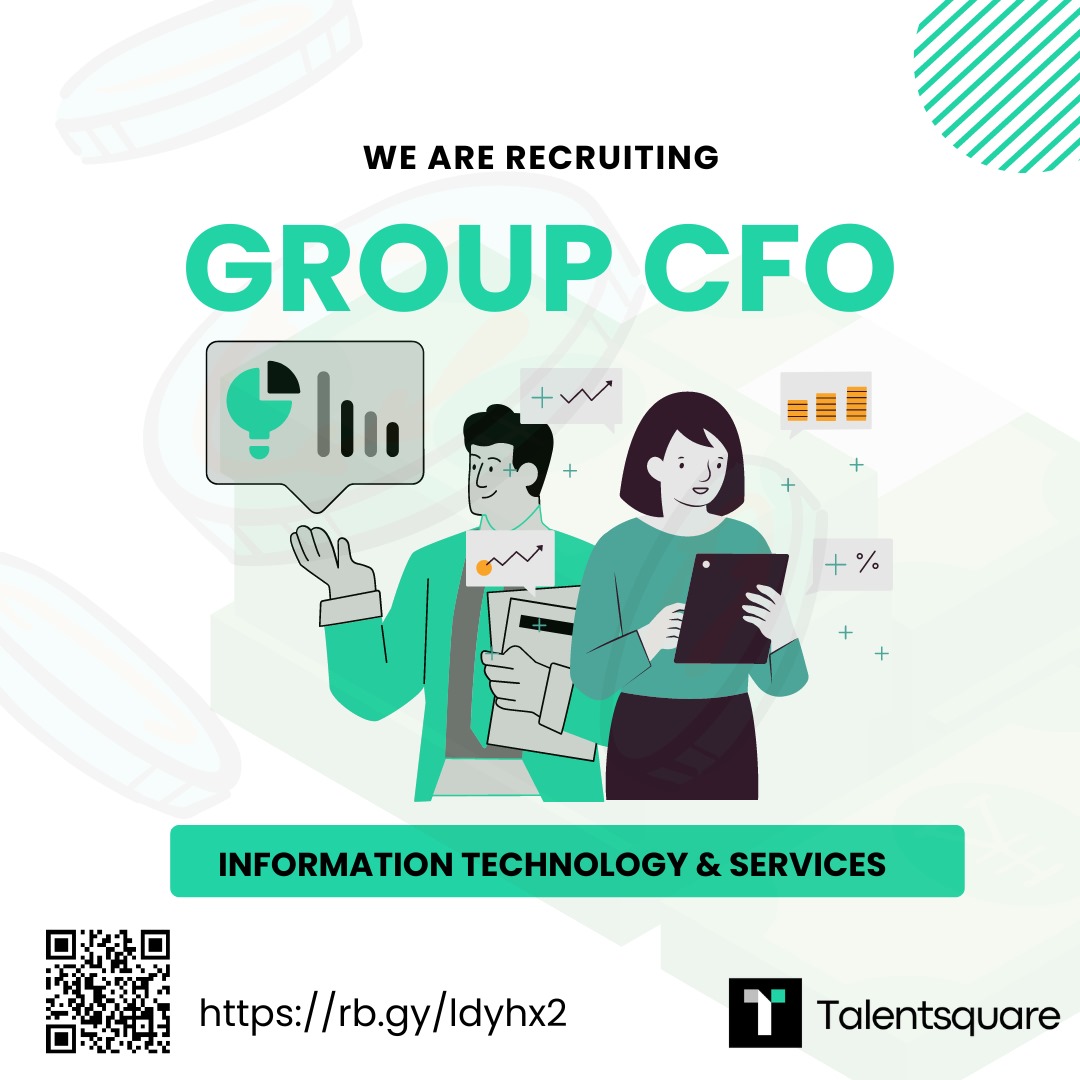 Talentsqr's tweet photo. We have been engaged to seek a Group Chief Financial Officer to join our client's team.

Do you have:
5+ years as a GCFO in a large organization?
Expertise in financial strategy &amp; risk management?

If so, this could be the perfect opportunity for you.

 https://t.co/clN4IhW26L https://t.co/M4v7nthzjy