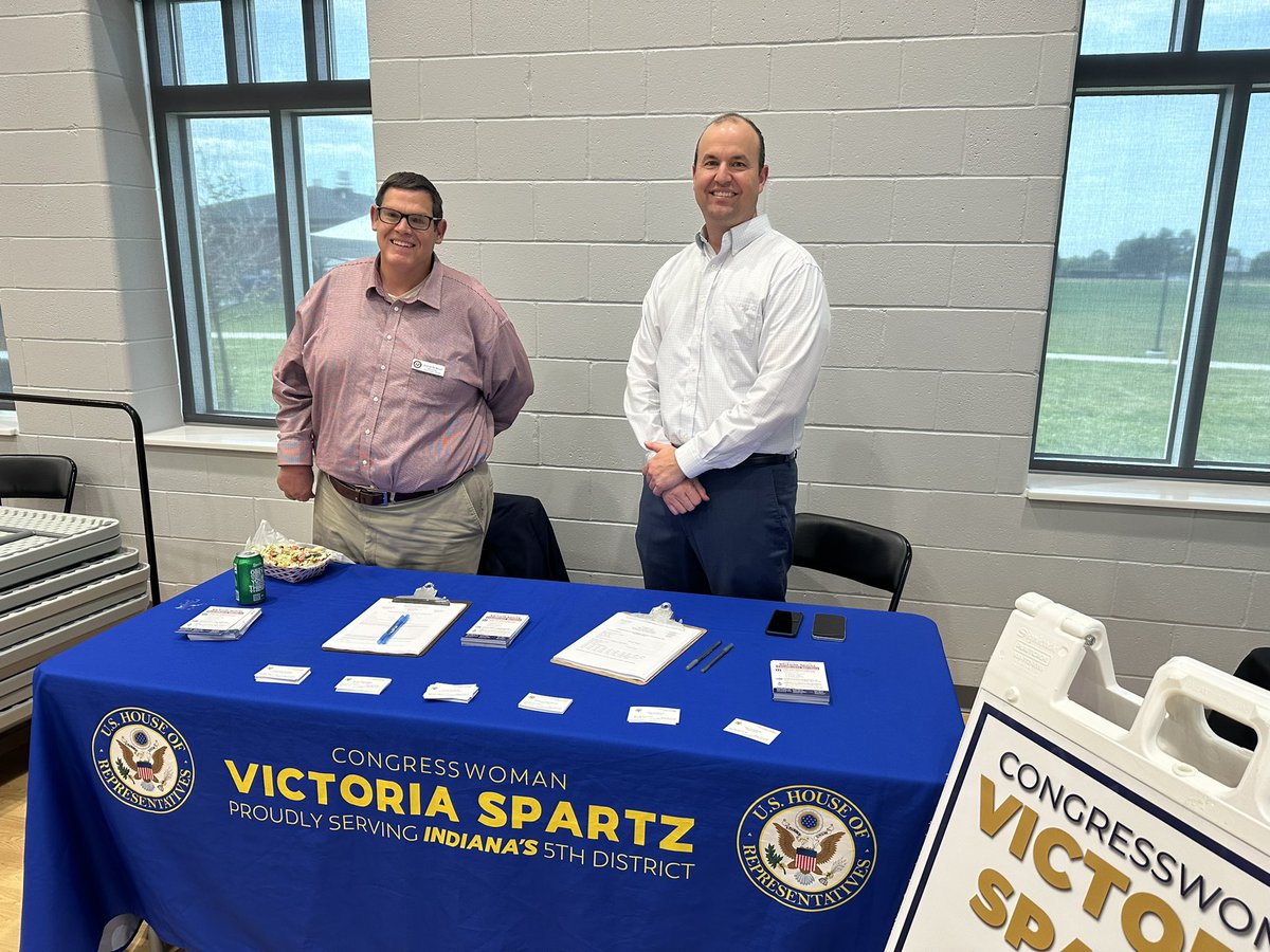 RepSpartzOffice's tweet photo. Today, our office participated in the Hamilton County Veteran Resource Fair. If you’re a #IN05 veteran and need assistance we are here to help! 
https://t.co/u4aWtsGByk https://t.co/pdE7R1ddYO