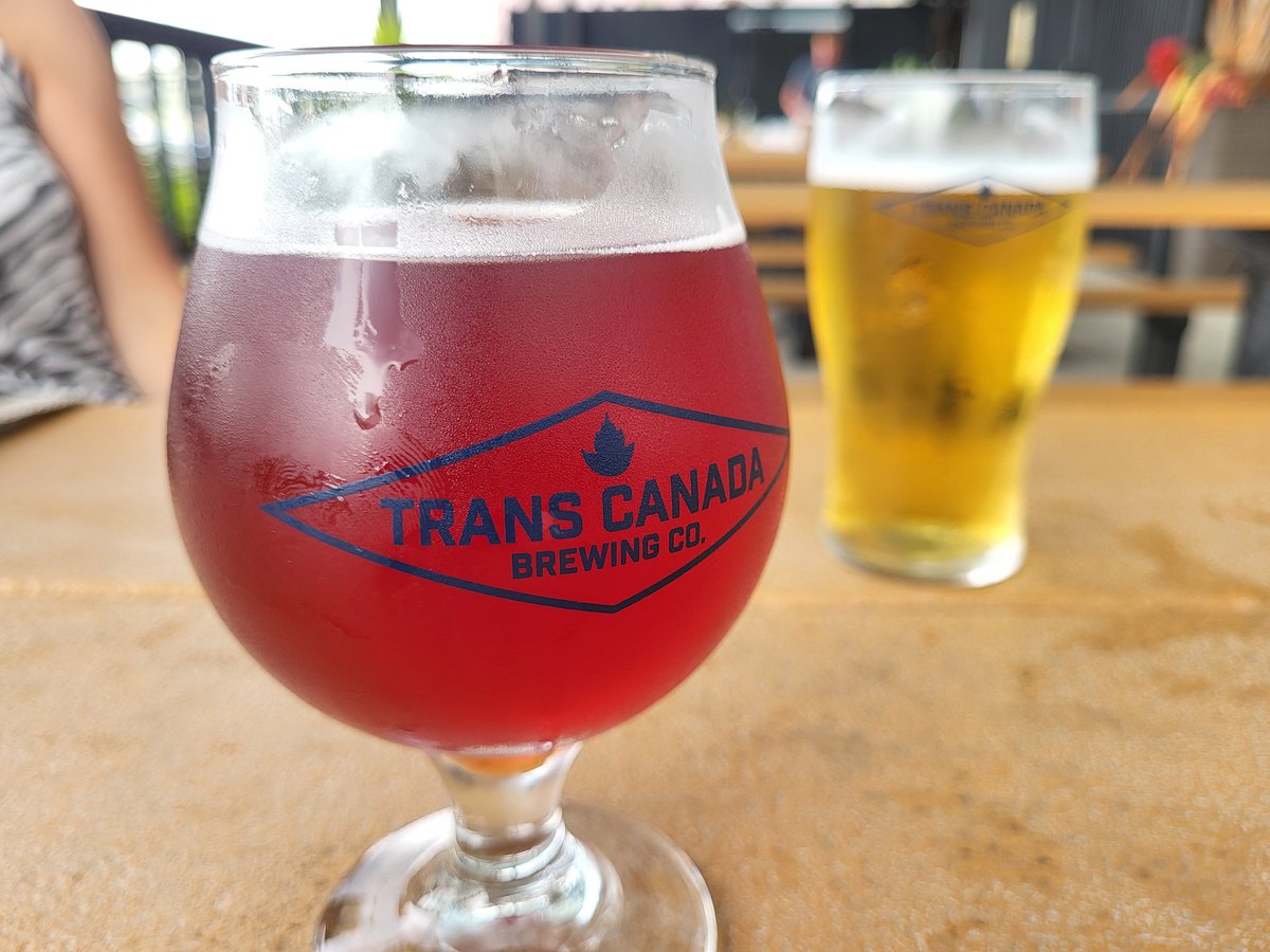 Haskap Haze pale ale and Bomber beer at <a href="/TransCanadaBeer/">TransCanadaBeer</a> on a rare no-plans weekend.