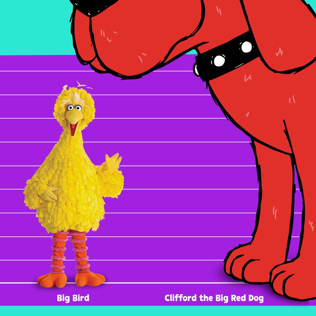 PBS KIDS characters- smallest to tallest! Who are we missing and where would you put them?