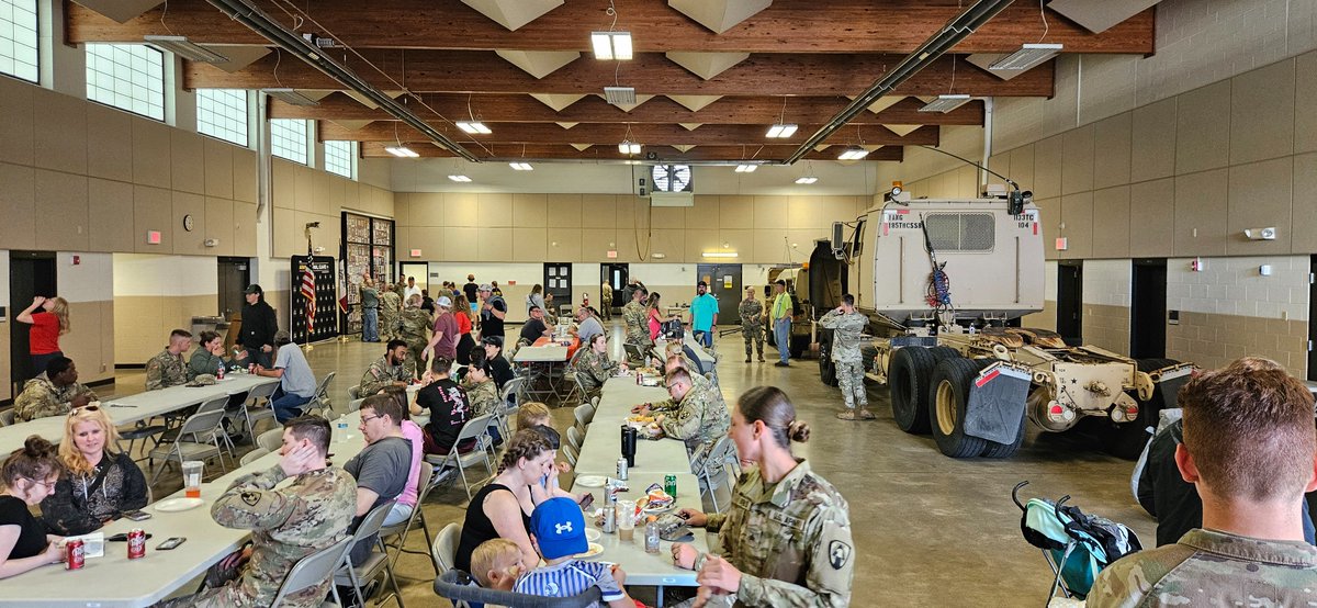 Come out to the open house at <a href="/IowaNatGuard/">Iowa National Guard</a>  1133rd Transportation Company today until 3 p.m  See the gear, grab a bite to eat, and visit with great citizen soldiers. Thank you Captain Hoeger and all for extending such a warm welcome!