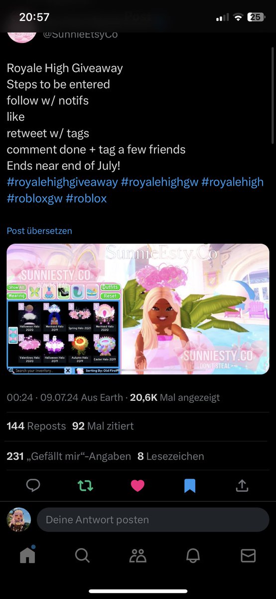 Jupiter85705507's tweet photo. @SunnieEtsyCo Did it! 
Good luck to everyone who joined the giveaway 😍
My user is This_LarsXxx
@CyraluvAng @Sleepygirlly @Neutr3on https://t.co/JwT4FBReKb