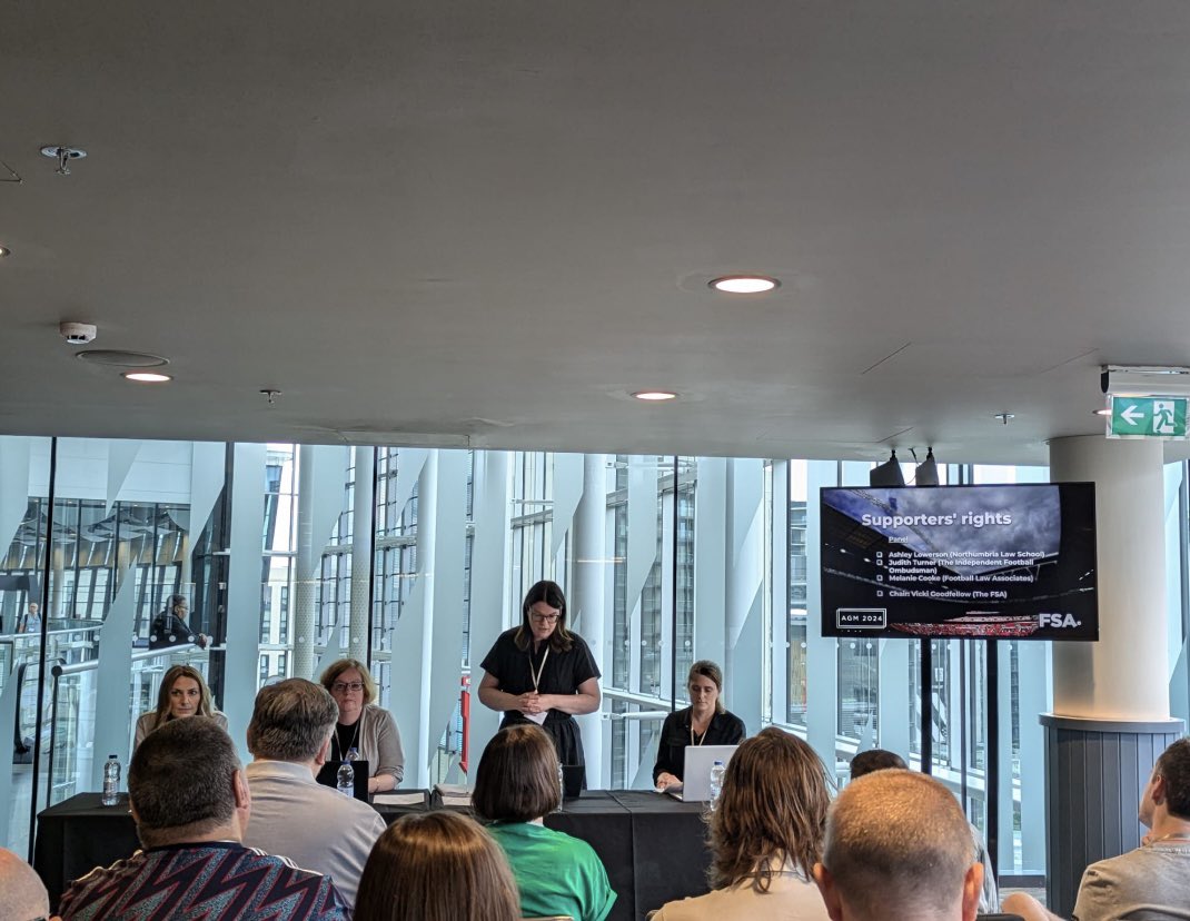 lpftweets's tweet image. 👥 Level Playing Field representatives were pleased to be in attendance at today's @WeAreTheFSA Annual Conference.

🏟 Different fan groups gathered @wembleystadium to discuss a range of topics.

#FSA24 | #FFD10