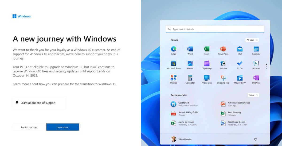 0xTangle's tweet photo. Turned on the PC today
⛳️ Marked safe from @Windows 11 auto-updates by not having #Windows 11
#remindmelater https://t.co/TCsHf8oPQx