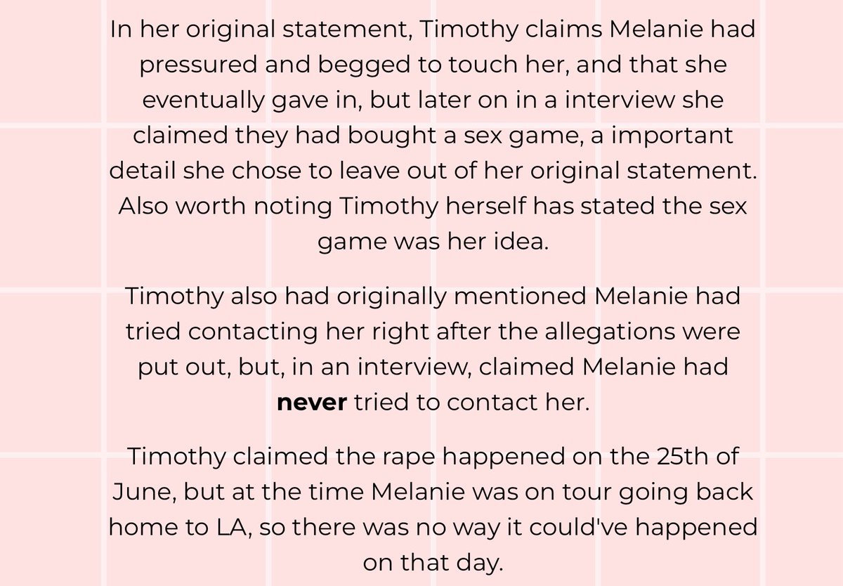 XxRuben101's tweet photo. “Cancel Melaine Martínez!!”

Then completely ignores the fact that there is physical PROOF of Timothy being a BITCH to Melaine. 

If you aren’t supporting Mel anymore and believing Timothy, then you must be the most delusional person I have ever seen.

#MELANIEMARTINEZISINNOCENT https://t.co/dkxE5yHfVP