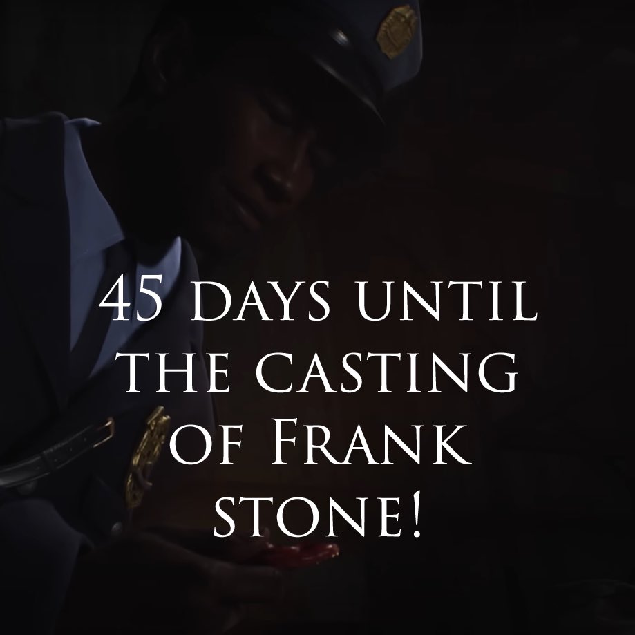 arandomcurator's tweet photo. 45 days until The Casting of Frank Stone! https://t.co/xtyxk2qhBY