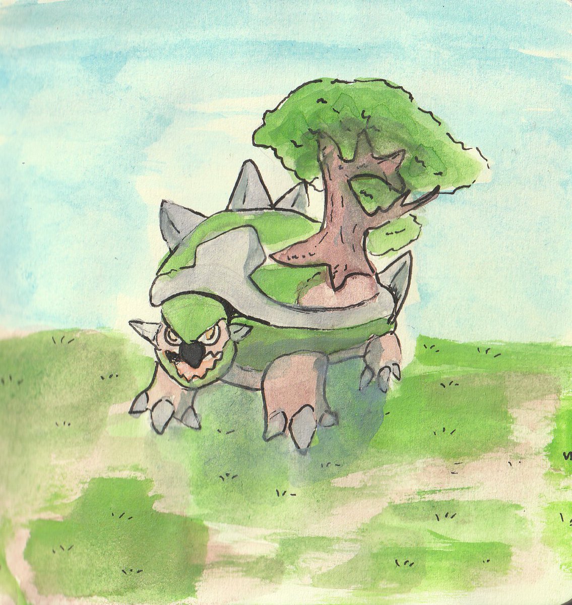 CiudadCicatriz's tweet photo. Ahora sí, comenzamos con la cuarta generación y, como antes, empezamos con el inicial favorito y, en mi caso, es Torterra.
#acuarela #watercolor #pokemon #pokémon #torterra #groundtype #grasstype #ポケモン #ドダイトス https://t.co/MhGot8X6ap