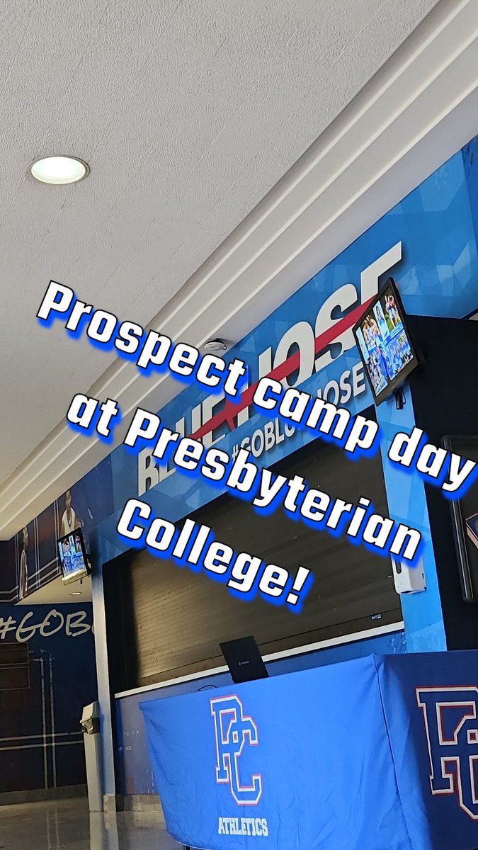 Bryson_free68's tweet photo. Prospect cOSE camp day at Presbyterian #GOBLU College! https://t.co/tbCEb45Z0H