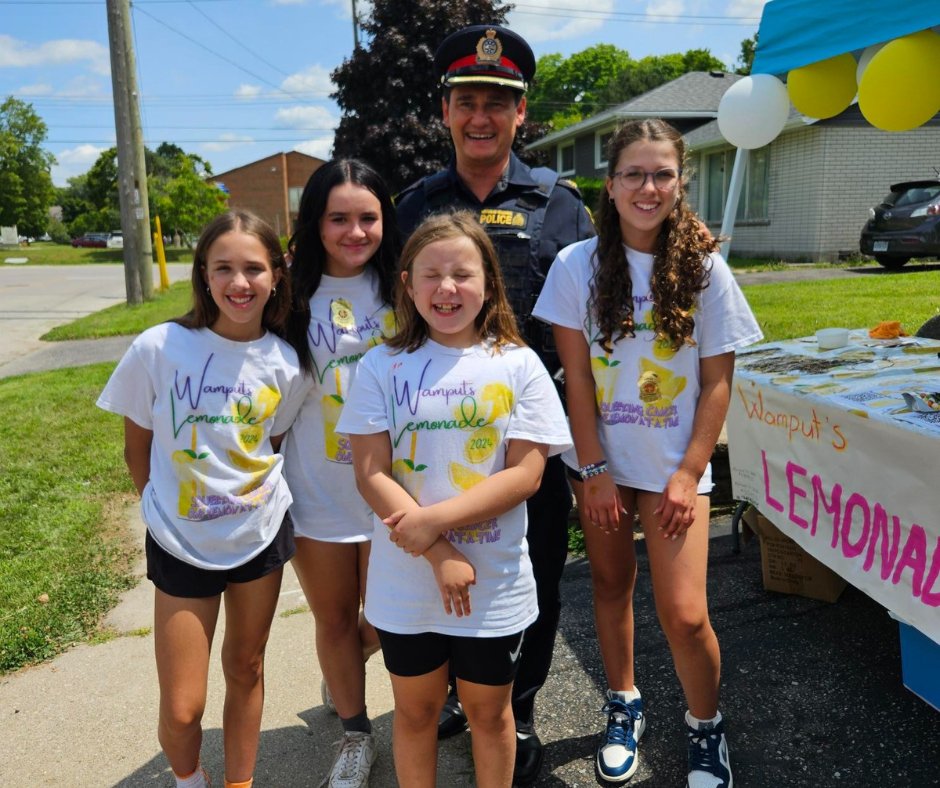WRPSToday's tweet photo. A great day to stop by Wamputs Lemonade Stand for some treats! 🍋

A big shout out to this group for doing amazing work while raising money for the @cancersociety!

#Aweseome #StayCool #Community https://t.co/LE0tK5VcOO