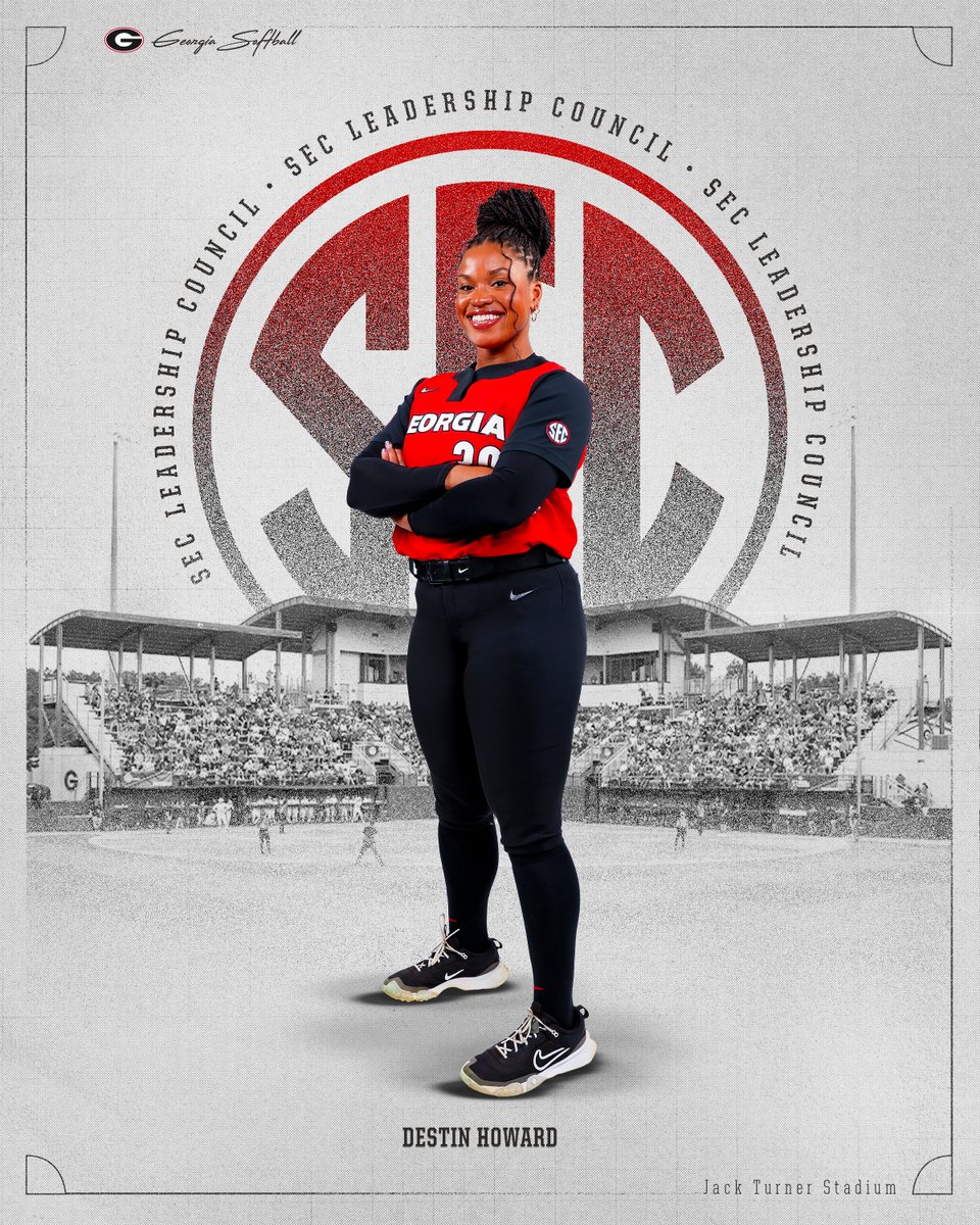 Georgia Softball (@ugasoftball) on Twitter photo Rising junior <a href="/destinhoward30/">Destin Howard</a> was in Dallas this week representing Georgia Softball on the <a href="/SEC/">Southeastern Conference</a> Student-Athlete Leadership Council‼️
#GoDawgs Rising junior <a href="/destinhoward30/">Destin Howard</a> was in Dallas this week representing Georgia Softball on the <a href="/SEC/">Southeastern Conference</a> Student-Athlete Leadership Council‼️
#GoDawgs