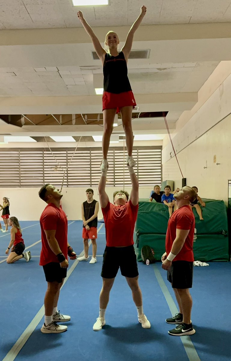 keeley_reddick's tweet photo. Summer Practices, NCA Cheer camp, Cheer Hawaii… a busy summer but this team is awesome! https://t.co/Mxyi6UlNtt