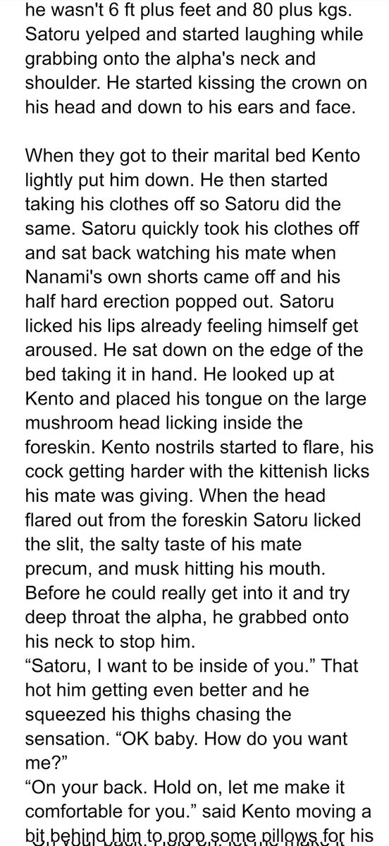 yohtan1's tweet photo. #nanago #omegaverse starts fluffy becomes spicy (🔞). Canon divergence than my no powers au. Pregnant sex ftw?~ https://t.co/QVnmT2UjlE