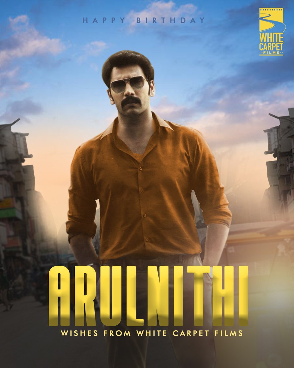 White Carpet Films (@wcf2021) on Twitter photo Wishing a Very Happy Birthday to our Hero <a href="/arulnithitamil/">Arulnithi tamilarasu</a> sir😍
Wishing for All your Future Projects a Huge Success🎥
#HBDArulnithi Wishing a Very Happy Birthday to our Hero <a href="/arulnithitamil/">Arulnithi tamilarasu</a> sir😍
Wishing for All your Future Projects a Huge Success🎥
#HBDArulnithi