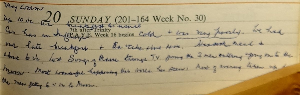 Born in 1878, Thomas Sibley, who saw Queen Victoria's funeral, Zeppelins over London in 1916, watches the Moon Landing on this day in 1969. All in my last book The Parade's Gone By - waterstones.com/book/the-parad…