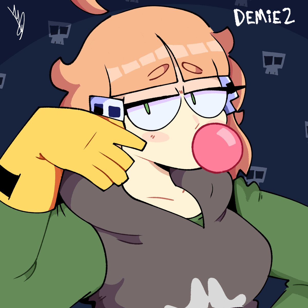 i_am_STR0NGeR's tweet image. Te hice otro dibujo🤪 @ElDemie2 
Ya saca el demi peluche🙏