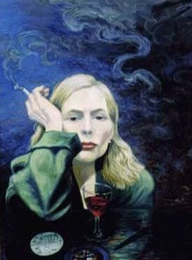 womensart1's tweet photo. Self-Portrait, 1999 by musician/artist #JoniMitchell, used as cover art for 'Both Sides Now' album #WomensArt https://t.co/bTsObTqCmI