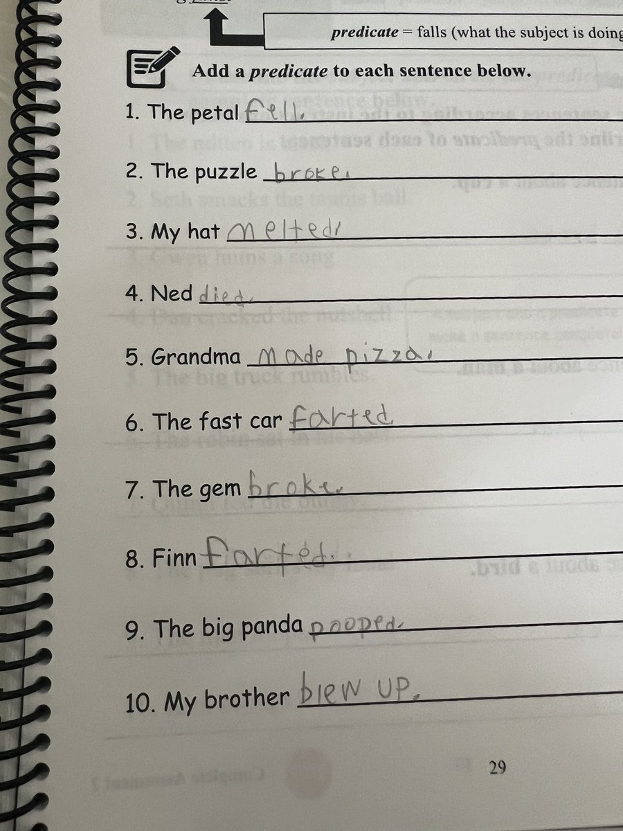Not seen here is the original answer for #5 which said “Mom sharded.” 

This is fine.