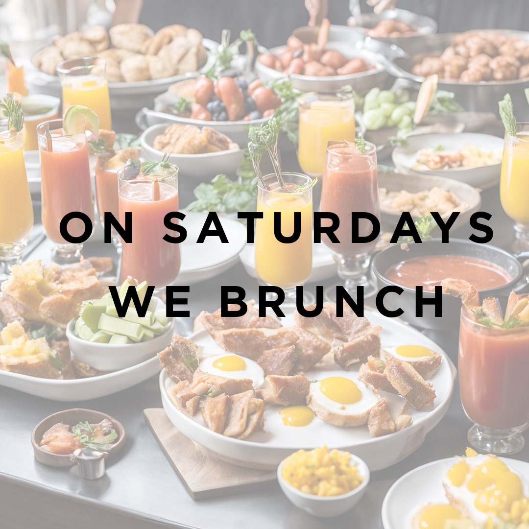 pb_2foundation's tweet image. On Saturdays, we brunch…and by brunch, we mean endless  Mimosas and Bloody Mary’s with a side of delicious BRUNCH! Who’s joining us at ‘Color Me Happy’ for the ultimate brunch experience? #brunch #PBF #colormehappy