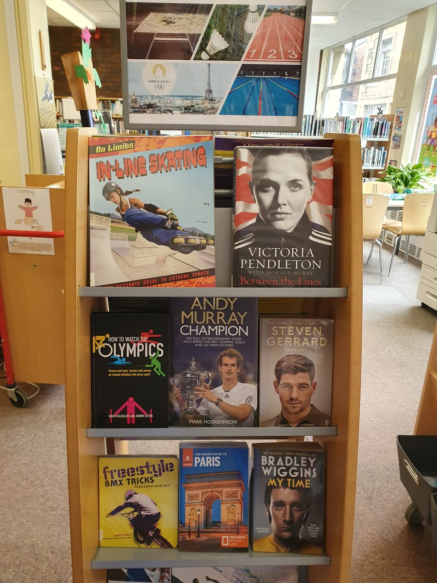 delphlibrary's tweet image. Hey-up, it's the Olympics coming our way next. We've lots of books on different sports.
#library #community
