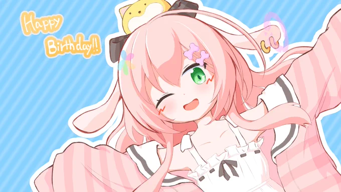 はぴば(だった)そうちょうさんのお絵描き!!誕生日ワールドに飾ってもらったー 