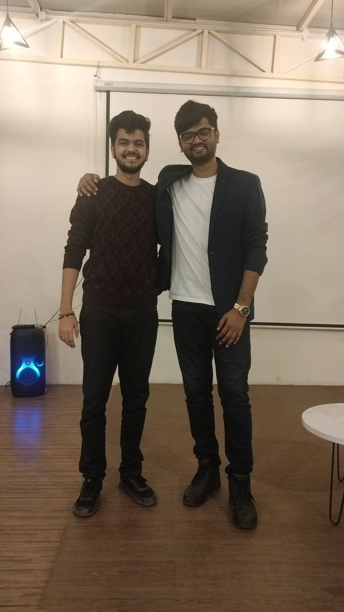tanmaytarush's tweet photo. Really in awe with the amount of networking and learning which took place here at #GenerativeAI meetup today.

Kudos to the inspiration and initiative taken by @ishandutta0098. Really enjoyed meeting up with the smart guys out there. https://t.co/0u2hT1ezkH