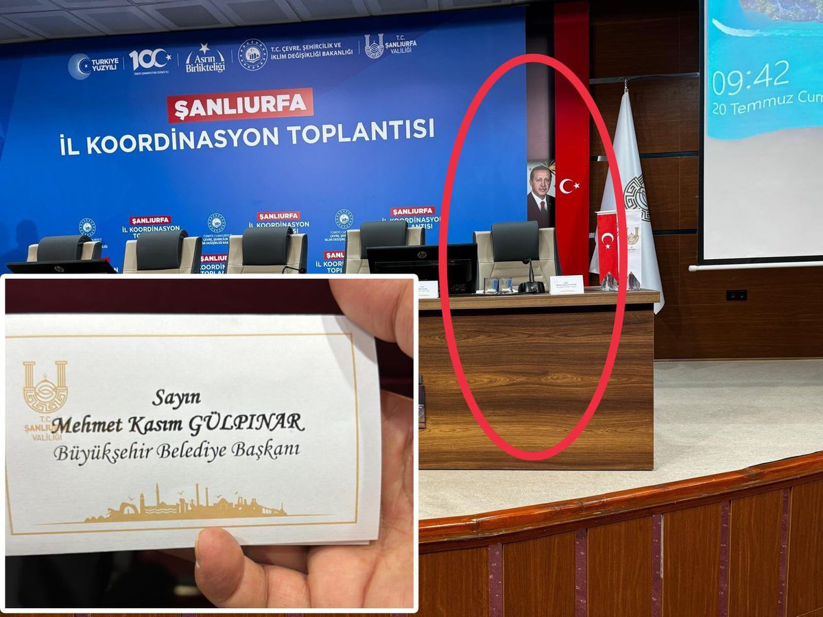 Av. Mehmet Doğan (@avmhmtdgn) on Twitter photo Şanlıurfa İl Koordinasyon toplantısında, Şanlıurfa Büyükşehir Belediye Başkanı Sn. Mehmet Kasım Gülpınar’a yapılan saygısızlığı asla kabul etmiyoruz, halkın iradesini yok sayanları bizde yok sayıyoruz!!!
<a href="/ahmetoruc6350/">Ahmet Oruc</a> Şanlıurfa İl Koordinasyon toplantısında, Şanlıurfa Büyükşehir Belediye Başkanı Sn. Mehmet Kasım Gülpınar’a yapılan saygısızlığı asla kabul etmiyoruz, halkın iradesini yok sayanları bizde yok sayıyoruz!!!
<a href="/ahmetoruc6350/">Ahmet Oruc</a>