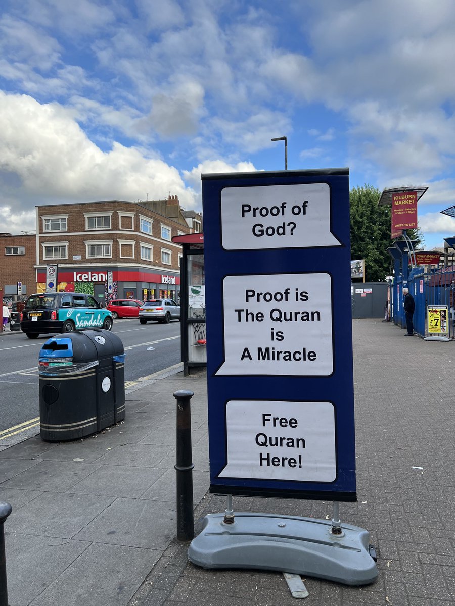 I met the brothers doing dawah in Kilburn, London.