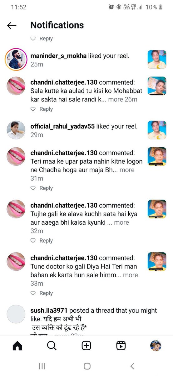arvindbabbar26's tweet photo. @instagram 
@InstagramComms 
@social 
@Uppolice
@myogiadityanath
Dear sir meri intagarm idi par kuch logo milkar mujhe bahut galiya or dhamki de rahi h or back man kar rahi h  mai ap ko kuch screen sot deta hu piz mamle ki jach kar ke karwai kiye jaye or meri zindagi bachaye jaye https://t.co/iwLjs6fh27