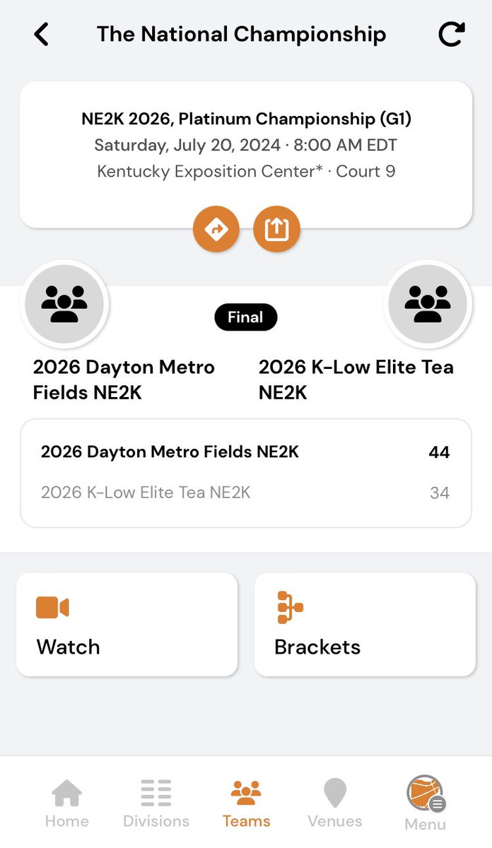 first day complete!!⛹🏾‍♀️🏀 <a href="/mcfeeze/">ROC</a> #gometro!
 #nationalchampionship