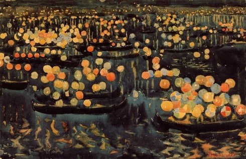 La Notte Famosissima

Lanterne sulle barche è Festa del Redentore. Venezia 1899

Maurice Prendergast