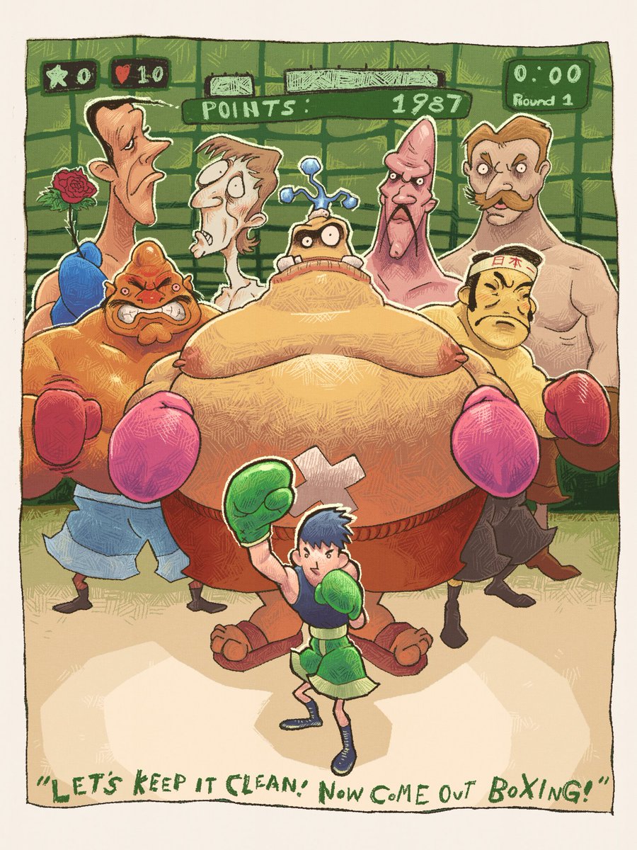 panictwiter's tweet photo. PUNCH-OUT!! 🥊🥊 https://t.co/KRY2mnyS7m
