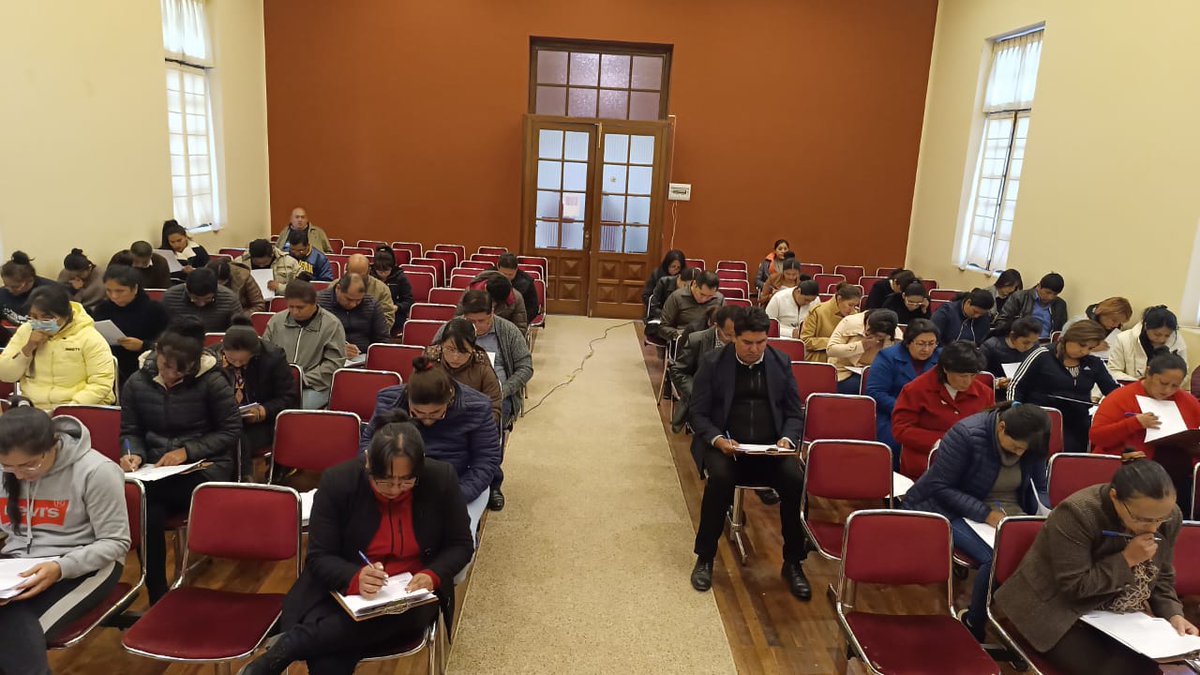 DirnopluB's tweet photo. 👉Más de 500 postulantes al cargo de Notarios de Fe Pública rindieron el examen de competencia escrito a nivel nacional
#DIRNOPLU desarrolló, este sábado, el examen escrito, en cumplimiento a la Convocatoria para la Selección de Notarios de Fe Pública - Gestión 2024 https://t.co/zK4kNSQEuG